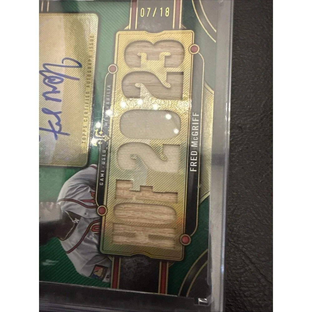 2024 Triple Threads Autograph Relics Fred McGriff #TTAR-MCG1 /18 (AU, MEM)🔥